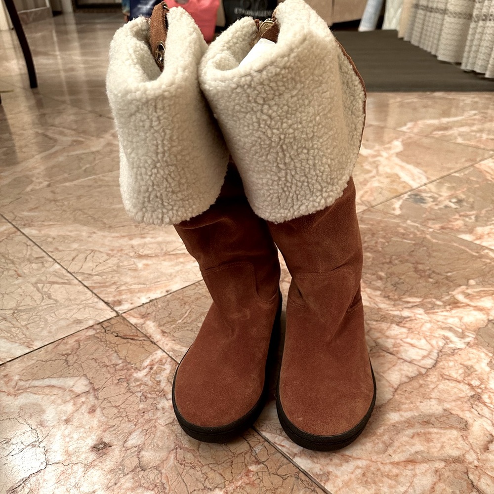 Michael Kors Suede Fur Boots